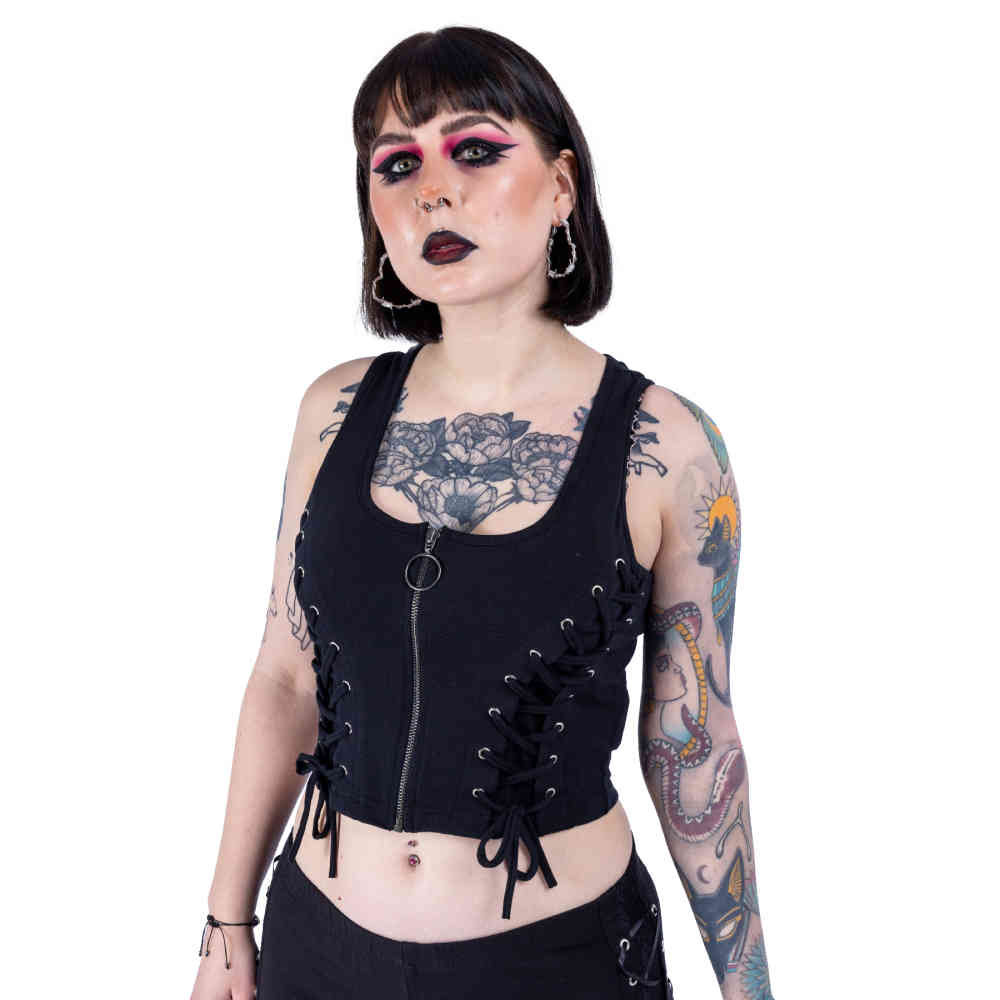 Vixxsin - Regan Ärmelloses Top - Schwarz